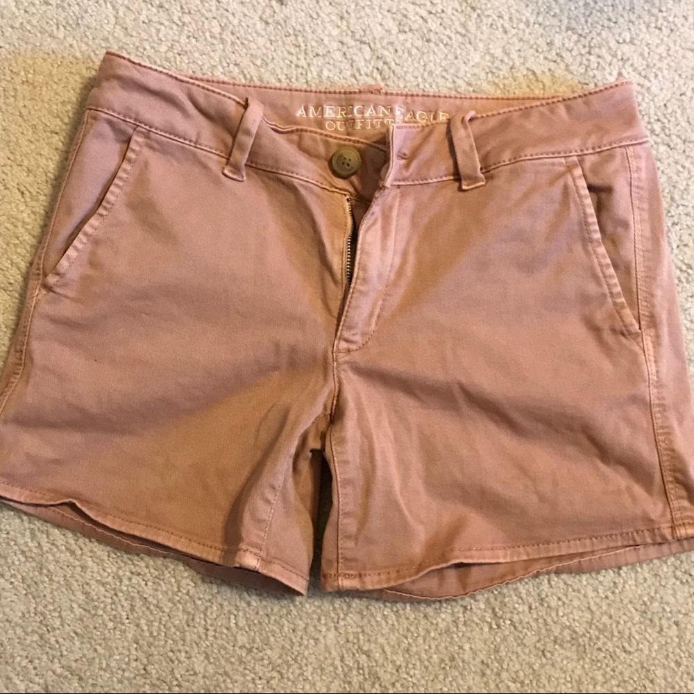 American Eagle Super Stretch Dusty Pink Shorts
